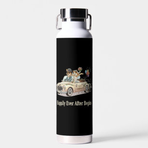 Net Getrouwd Dierenkoppel Trouwauto Waterfles