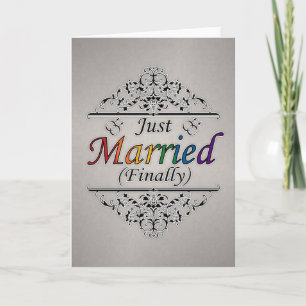 Net Getrouwd (Eindelijk) Gay Pride Design Aankondiging