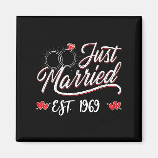 Net getrouwd Est 1969 Echtgenote Vrouw 56e bruilof Magneet