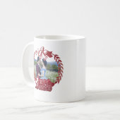 Net getrouwd Foto Keepsake Koffiemok (Voorkant links)