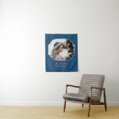 Net Getrouwd Foto Portret Huwelijksverjaardag  Wandkleed (In situ)