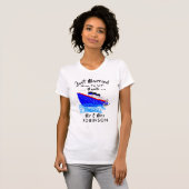 Net getrouwd grappig cruiseschip Nauti Graphic T-shirt (Voorkant volledig)