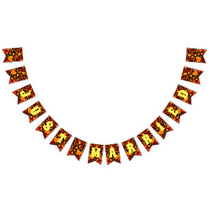 NET GETROUWD - hart liefde patroon ontwerp 1 Vlaggetjes