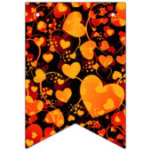 NET GETROUWD - hart liefde patroon ontwerp 1 Vlaggetjes (Eerste vlag)