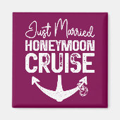 Net Getrouwd Honeymoon Cruise Ring Bijpassende Cad Magneet (Voorkant)