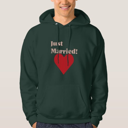 Net Getrouwd! Hoodie (Voorkant)