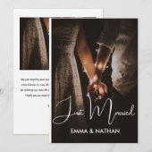 Net Getrouwd Huwelijk  Aankondiging (Voorkant / Achterkant)