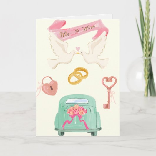 Net Getrouwd Huwelijk Kaart (Voorkant)