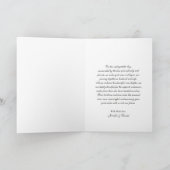 Net Getrouwd Huwelijksfoto Uitgeklapte Kaart (Binnen)