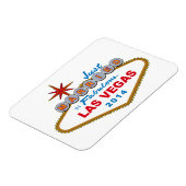 Net getrouwd in Fabulous Las Vegas 2014 (Sign.) Magneet (Linkerzijde)