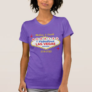 Net Getrouwd in Las Vegas Trouwjurk T-shirt