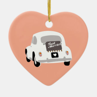Net Getrouwd Keramisch Ornament
