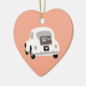 Net Getrouwd  Keramisch Ornament (Links)