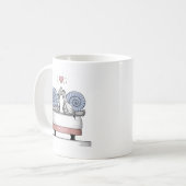 Net getrouwd koffiemok (Voorkant links)