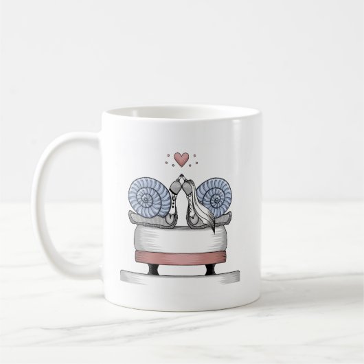 Net getrouwd koffiemok (Links)