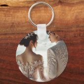 Net Getrouwd Koppel Sleutelhanger – Romantisch & S (Achterkant)