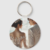 Net Getrouwd Koppel Sleutelhanger – Romantisch & S (Achterkant)