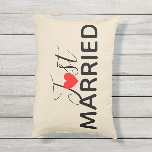 Net Getrouwd Kussen voor Buiten (Achterkant (verticaal))