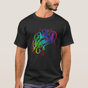 Net getrouwd Lesbisch Gay Biseksueel Shirt T Shirt