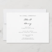 Net Getrouwd Lijstje FotoTypografie Horizontaal Kaart (Achterkant)