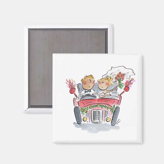 Net Getrouwd Magneet (Voorkant / Achterkant)