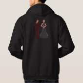 Net getrouwd Mannen hoodie (Achterkant)