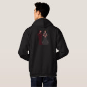 Net getrouwd Mannen hoodie (Achterkant volledig)