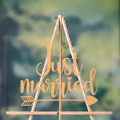 Net getrouwd met Peach Acryl Bord (Neutraal)