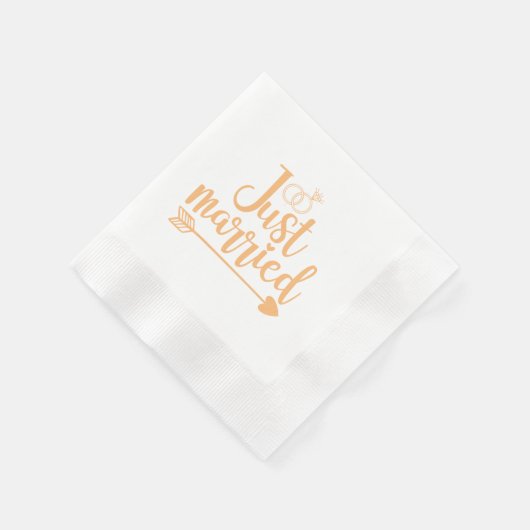 Net getrouwd met Peach Servet (Hoek)