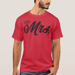 Net getrouwd mevrouw Wife Bride Verloving Honeymoo T-shirt