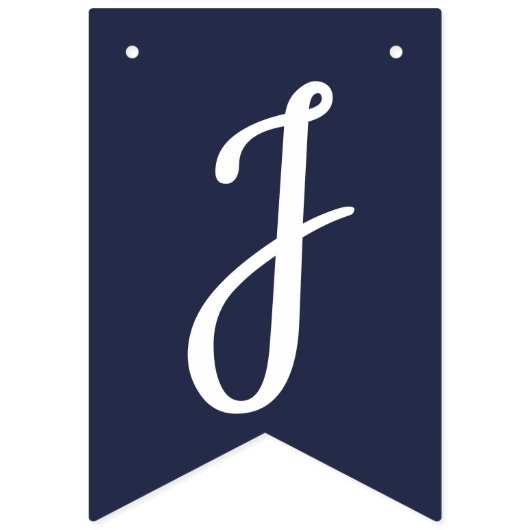 Net getrouwd Nautical Wedding Bunting Vlaggetjes (Derde vlag)