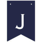 Net getrouwd Nautical Wedding Bunting Vlaggetjes (Derde vlag)