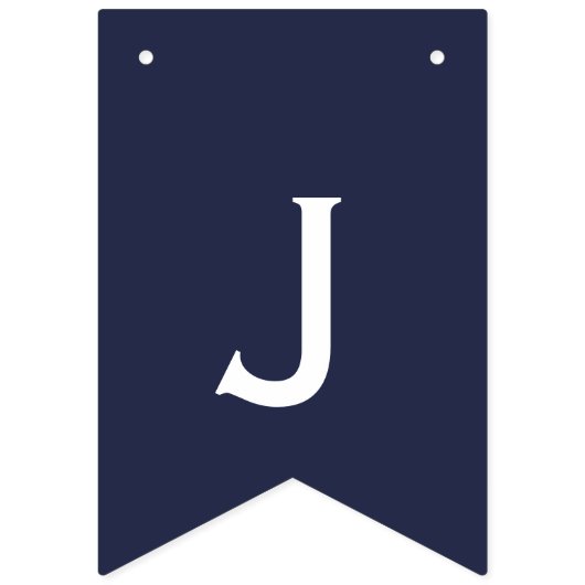 Net getrouwd Nautical Wedding Bunting Vlaggetjes (Derde vlag)