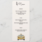Net getrouwd New York City Diner Menu (Voorkant)