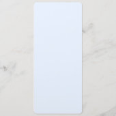 Net getrouwd New York City Dinner Menu (Achterkant)