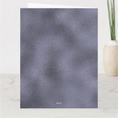 Net getrouwd Paarse lavendel bruiloft Kaart (Achterkant)