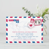 Net Getrouwd | Post van de Luchtpost Portugal na d Kaart (Staand voorkant)