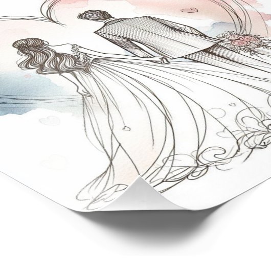 Net getrouwd Premium Poster (Hoek)