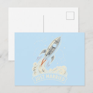 Net Getrouwd Raket Briefkaart