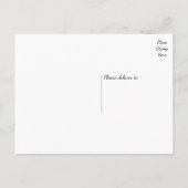 Net getrouwd roze bruiloft aankondiging liefde (Achterkant)