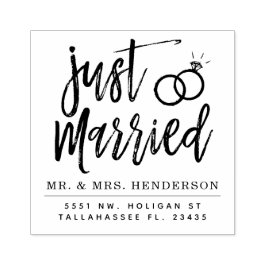 Net getrouwd script | Gepersonaliseerd Rubberstempel