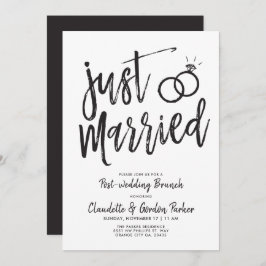 Net Getrouwd Script na de Bruiloft Brunch | Feestj Kaart