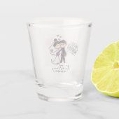 Net Getrouwd Shotglas Shot Glas (Achterkant)
