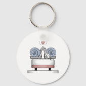 Net getrouwd sleutelhanger (Voorkant)