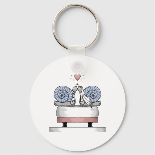 Net getrouwd sleutelhanger (Voorkant)