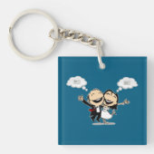 Net getrouwd sleutelhanger (Voorkant)