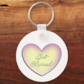 Net getrouwd  sleutelhanger (Voorkant)