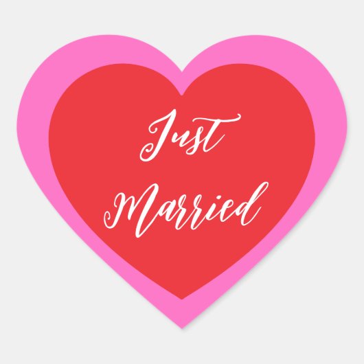 Net Getrouwd Sticker (Voorkant)