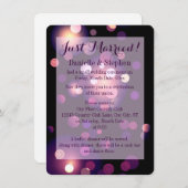 Net Getrouwd Stippen en Harten Kaart (Voorkant / Achterkant)