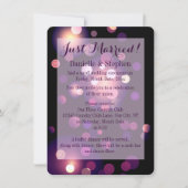 Net Getrouwd Stippen en Harten Kaart (Voorkant)